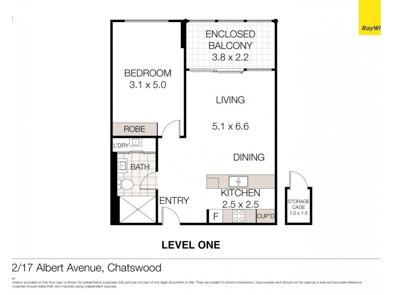 102/17 Albert Avenue, Chatswood NSW 2067 Floorplan