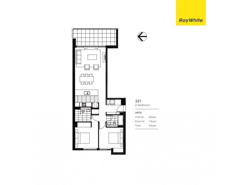 321/1 Tubbs View, Lindfield NSW 2070 Floorplan