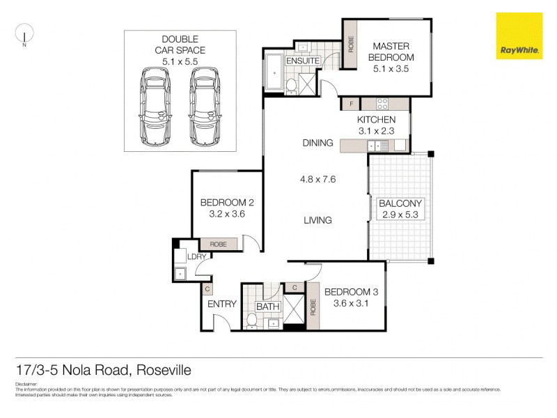 17/3-5 Nola Road, Roseville NSW 2069 Floorplan