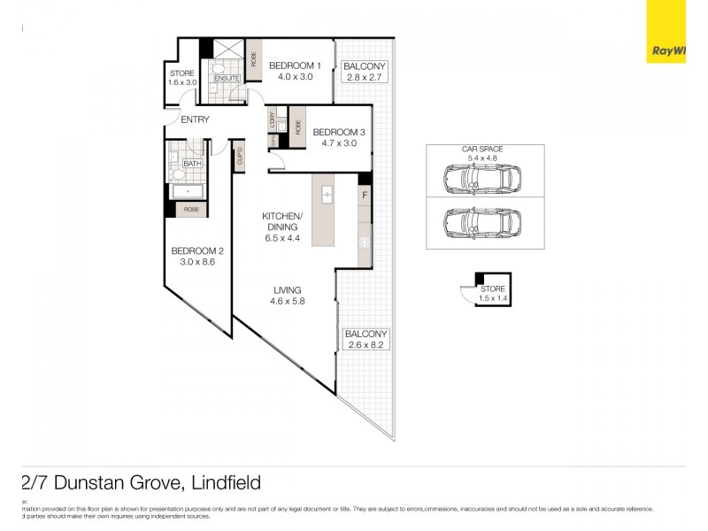 322/5-7 Dunstan Grove, Lindfield NSW 2070 Floorplan