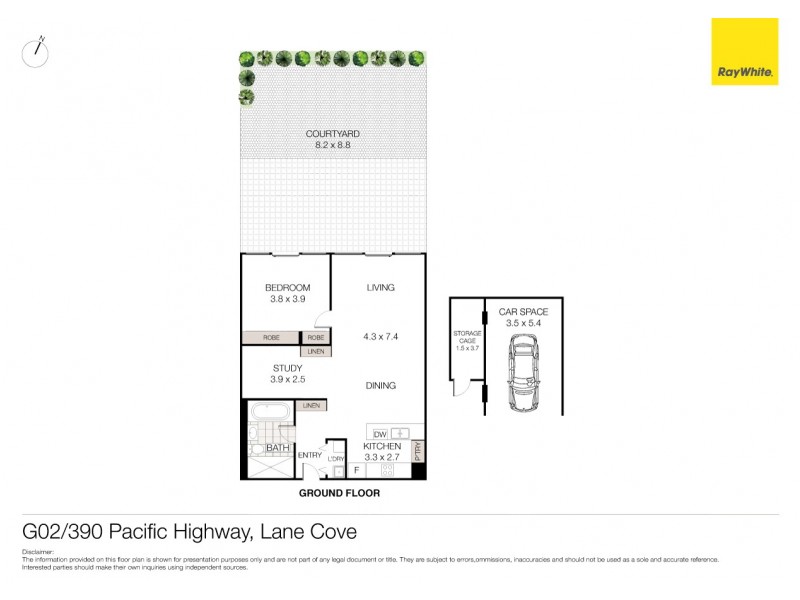 G02/390-398 Pacific Highway, Lane Cove NSW 2066 Floorplan