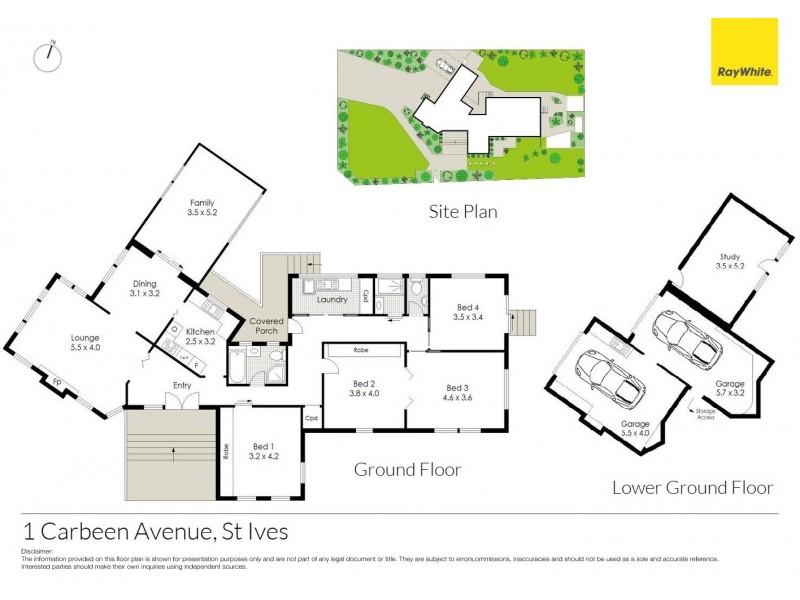 1 Carbeen Avenue, St Ives NSW 2075 Floorplan