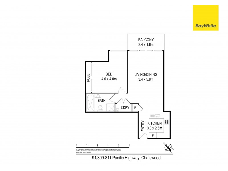 91/809-811 Pacific Highway, Chatswood NSW 2067 Floorplan
