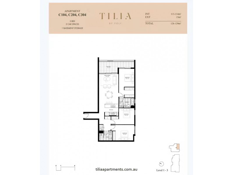 53/5 Milray Street, Lindfield NSW 2070 Floorplan