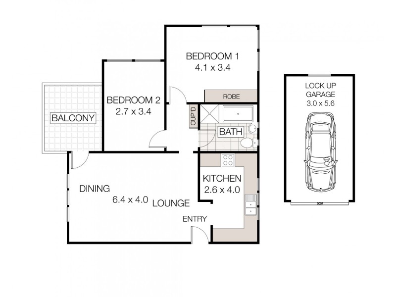 1/182 Pacific Highway, Roseville NSW 2069 Floorplan