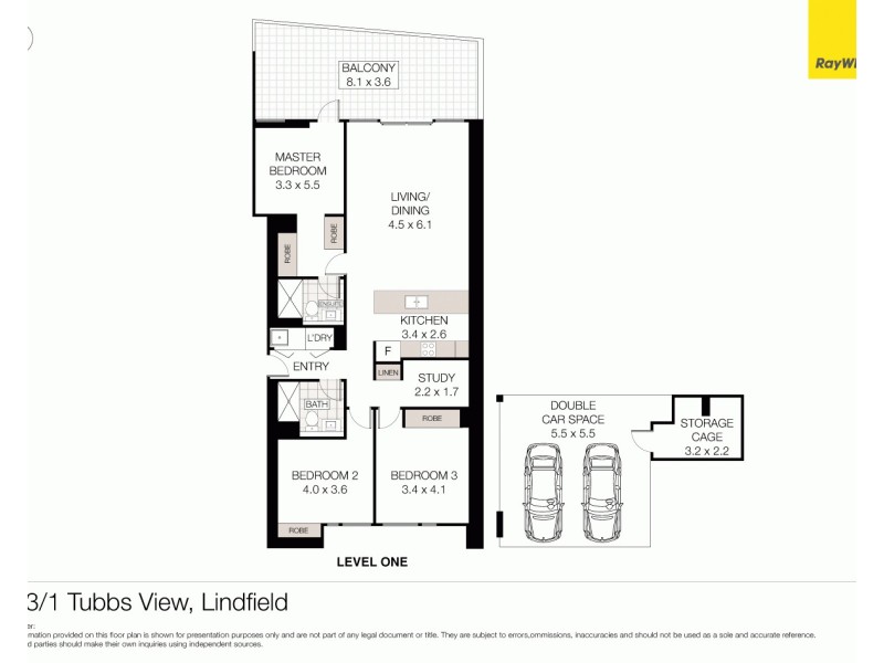 103/1 Tubbs View, Lindfield NSW 2070 Floorplan