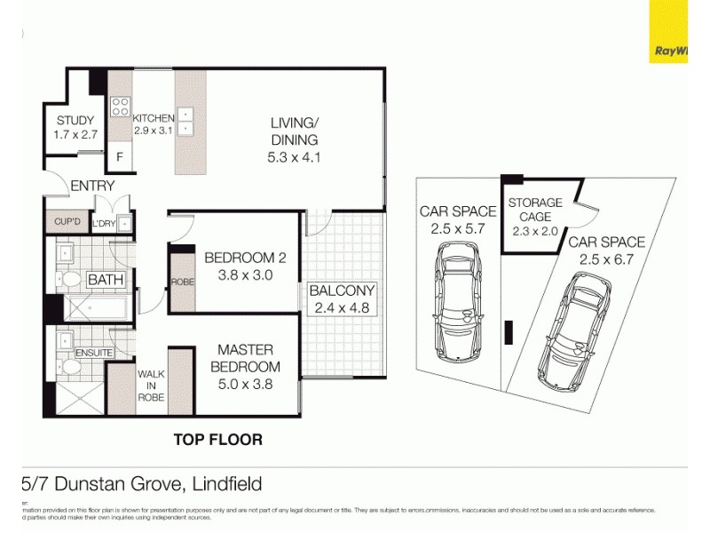 345/7 Dunstan Grove, Lindfield NSW 2070 Floorplan