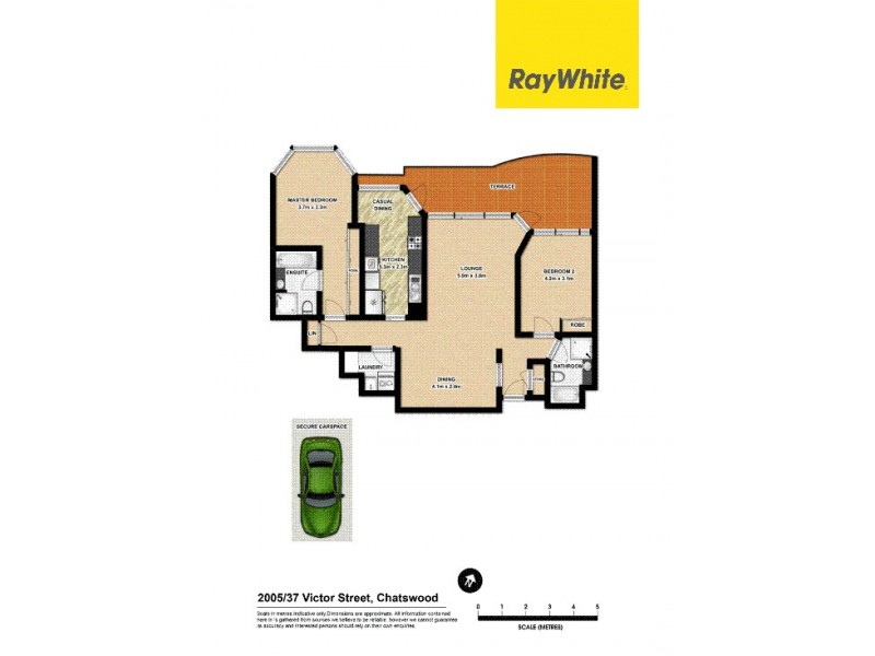 2005/37 Victor Street, Chatswood NSW 2067 Floorplan