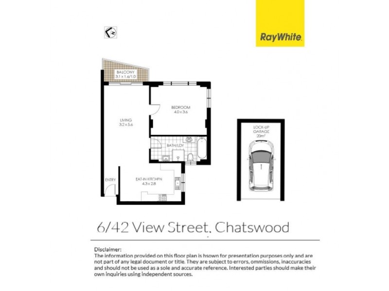 6/42 View Street, Chatswood NSW 2067 Floorplan
