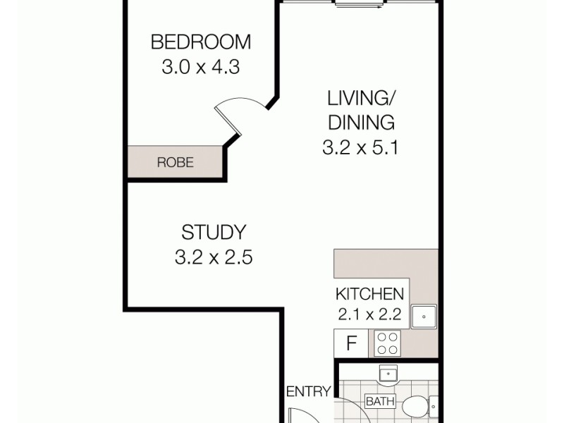 503/1 Sergeants Lane, St Leonards NSW 2065 Floorplan