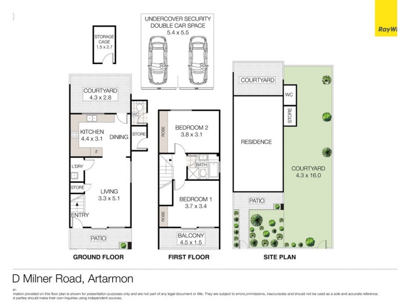12D Milner Road, Artarmon NSW 2064 Floorplan