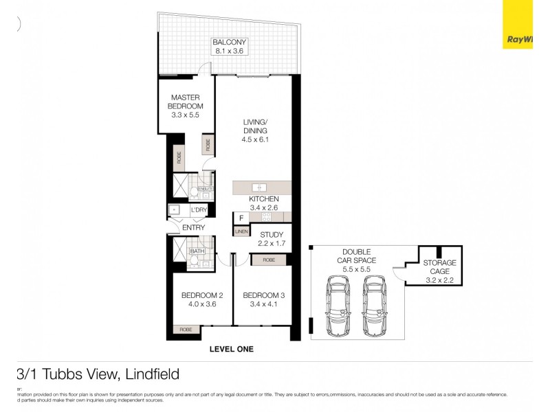103/1 Tubbs View, Lindfield NSW 2070 Floorplan
