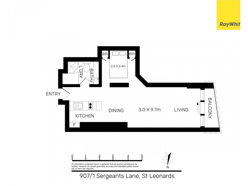 907/1 Sergeants Lane, St Leonards NSW 2065 Floorplan