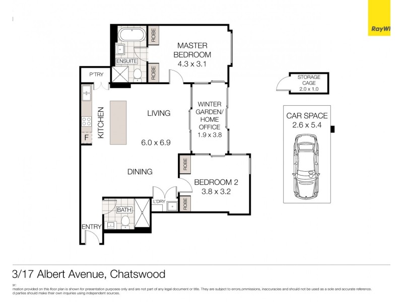 213/17 Albert Avenue, Chatswood NSW 2067 Floorplan