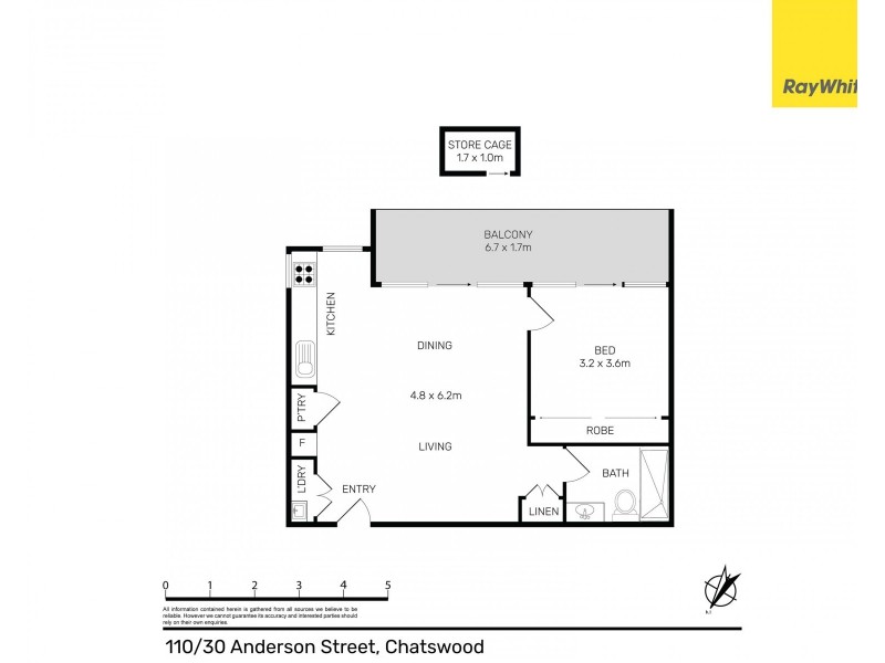 110/30 Anderson Street, Chatswood NSW 2067 Floorplan