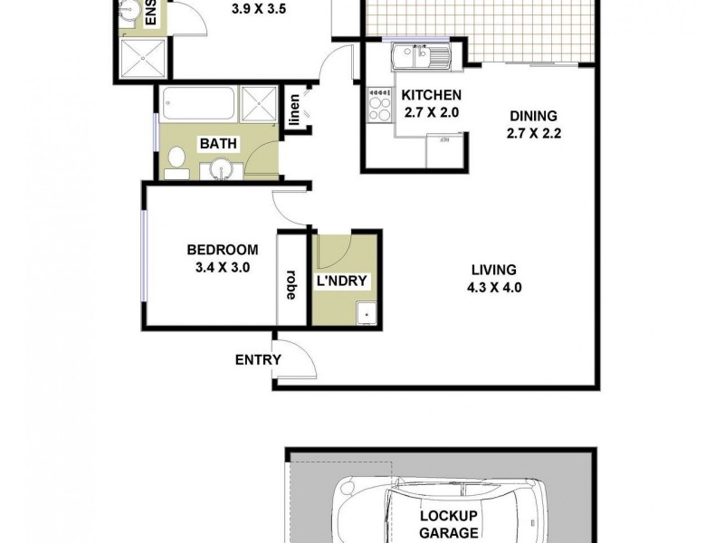 14/9-11 Nelson Street, Chatswood NSW 2067 Floorplan