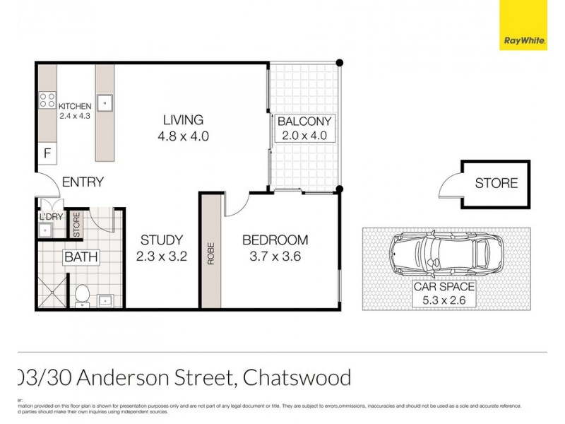 203/30 Anderson Street, Chatswood NSW 2067 Floorplan