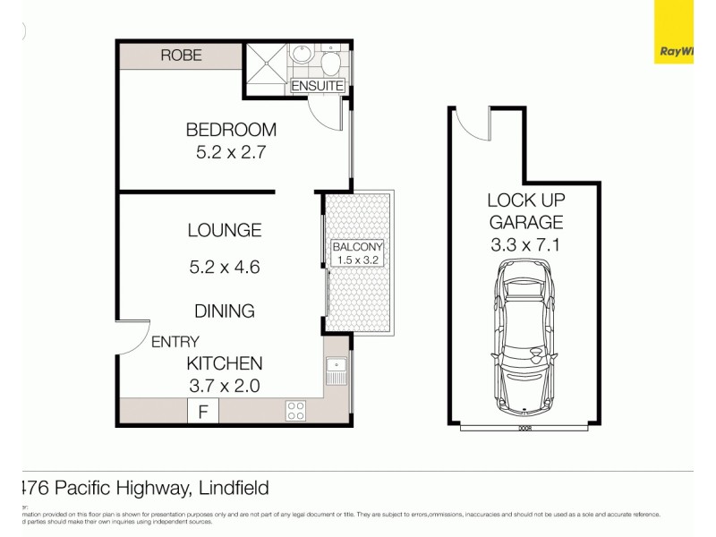 8/476 Pacific Highway (rear of the block), Lindfield NSW 2070 Floorplan