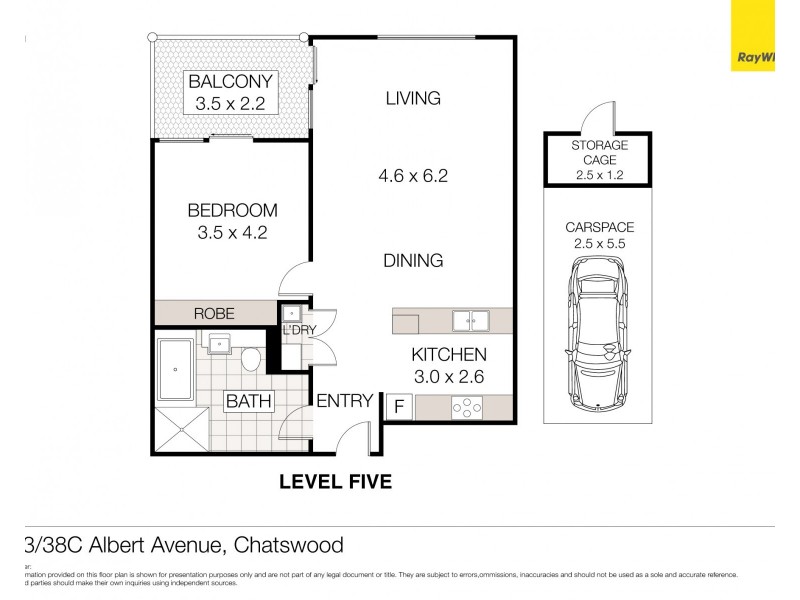 503/38C Albert Avenue, Chatswood NSW 2067 Floorplan