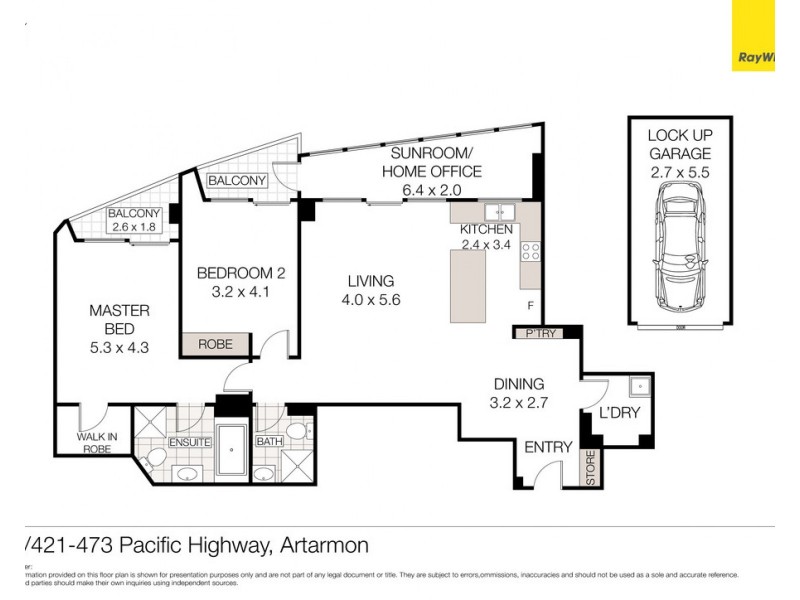 20/421-473 Pacific Highway, Artarmon NSW 2064 Floorplan