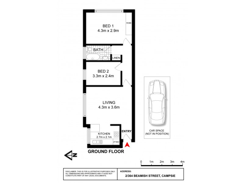 2/364 Beamish Street, Campsie NSW 2194 Floorplan
