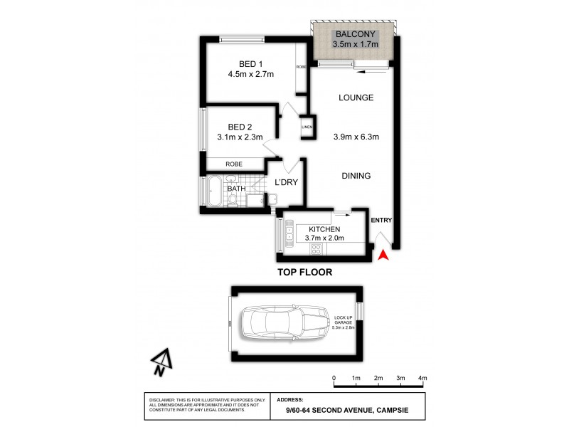 9/60-64 Second Avenue, Campsie NSW 2194 Floorplan