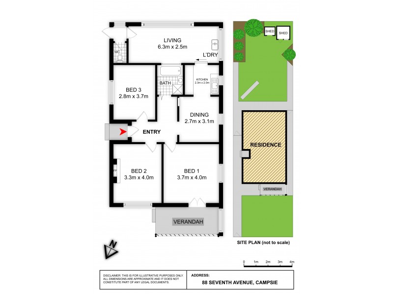 88 Seventh Avenue, Campsie NSW 2194 Floorplan