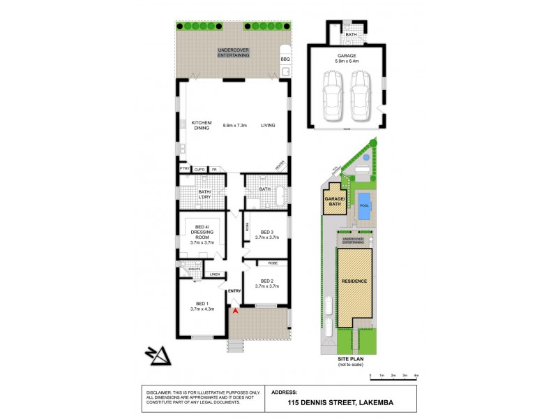 115 Dennis Street, Lakemba NSW 2195 Floorplan