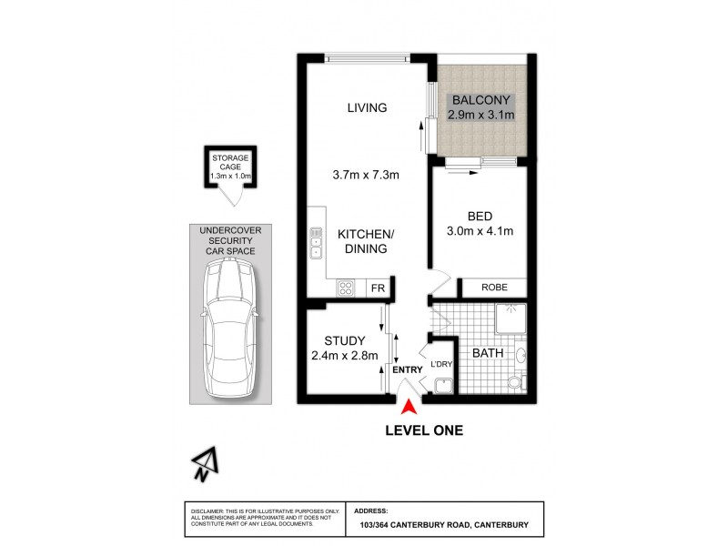 103/364 Canterbury Road, Canterbury NSW 2193 Floorplan