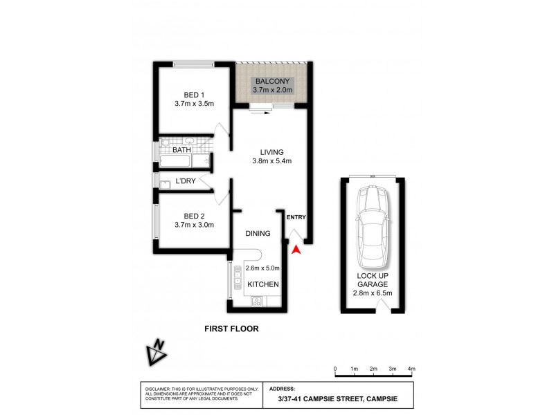 3/37-41 Campsie Street, Campsie NSW 2194 Floorplan