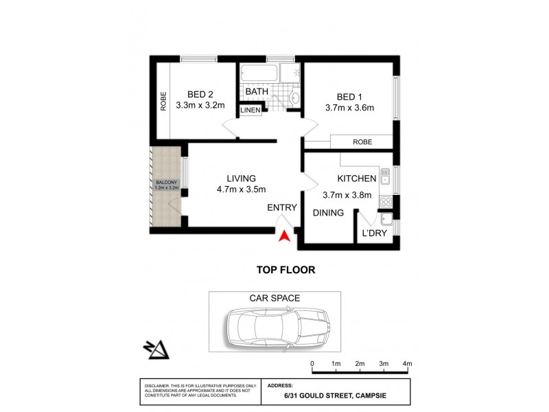 6/31 Gould Street, Campsie NSW 2194 Floorplan
