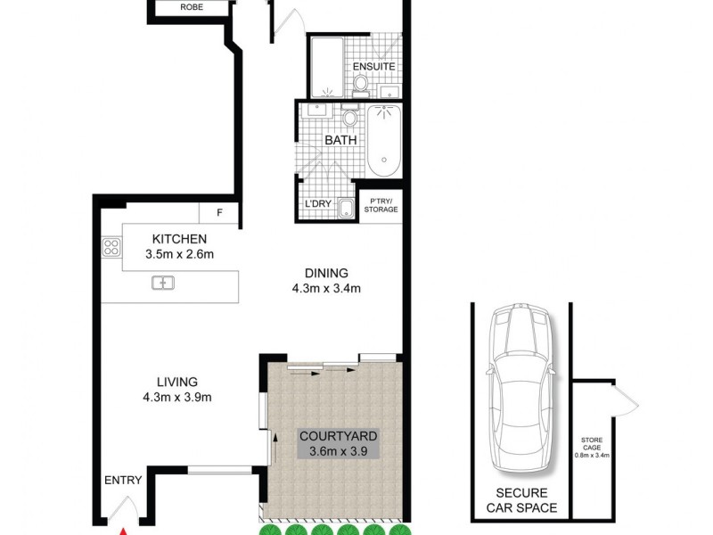 1/702-704 Canterbury Road, Belmore NSW 2192 Floorplan