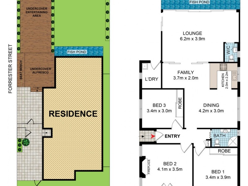 1 Richland Street, Kingsgrove NSW 2208 Floorplan