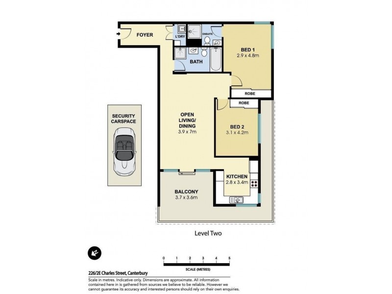 226/2E Charles Street, Canterbury NSW 2193 Floorplan