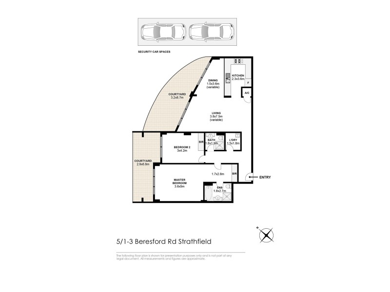 5/1-3 Beresford Road, Strathfield NSW 2135 Floorplan