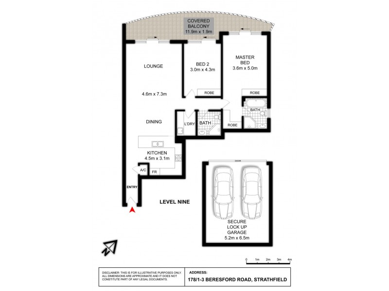 178/1-3 Beresford Road, Strathfield NSW 2135 Floorplan