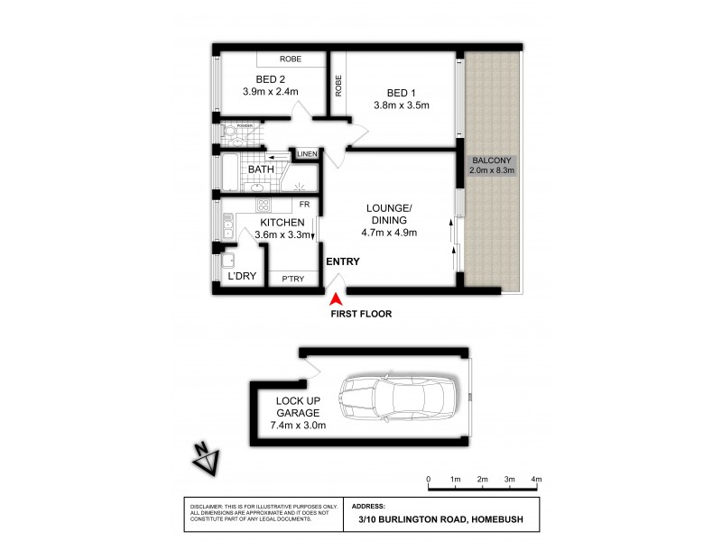 3/10 Burlington Road, Homebush NSW 2140 Floorplan