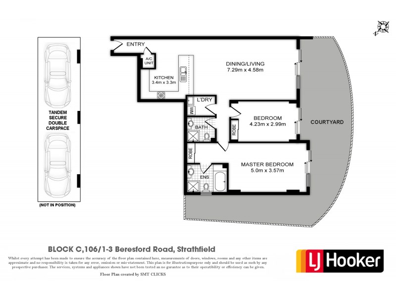 106/1-3 Beresford Road, Strathfield NSW 2135 Floorplan