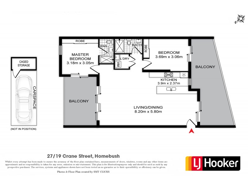 27/19 Crane Street, Homebush NSW 2140 Floorplan