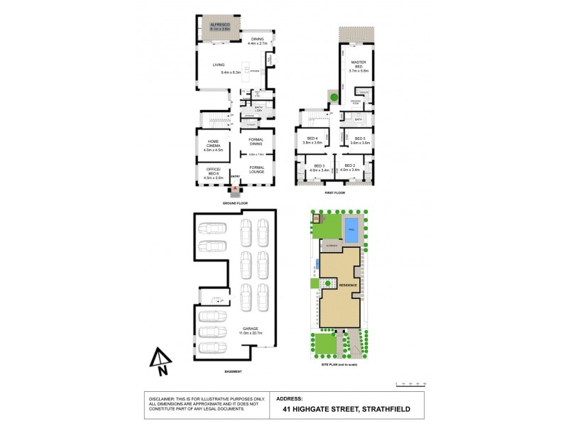 41 Highgate Street, Strathfield NSW 2135 Floorplan
