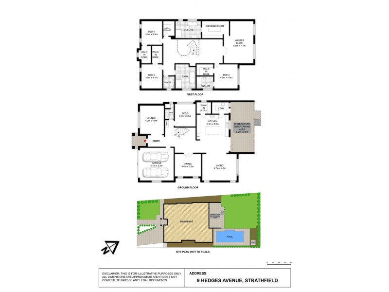 9 Hedges Avenue, Strathfield NSW 2135 Floorplan