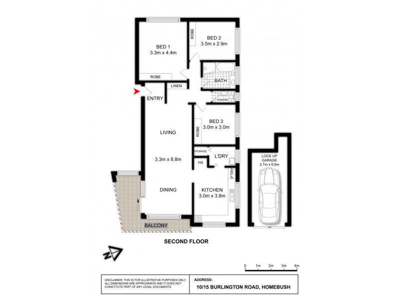 10/15 Burlington Road, Homebush NSW 2140 Floorplan