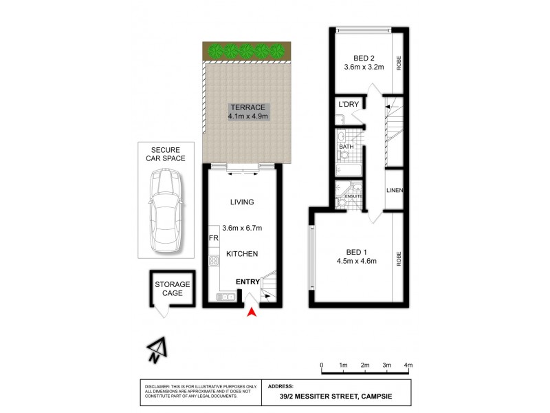 39/2 Messiter Street, Campsie NSW 2194 Floorplan