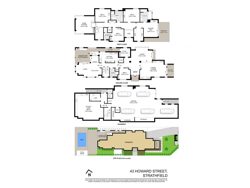 43 Howard Street, Strathfield NSW 2135 Floorplan
