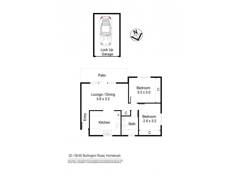 20/58-60 Burlington Road, Homebush NSW 2140 Floorplan