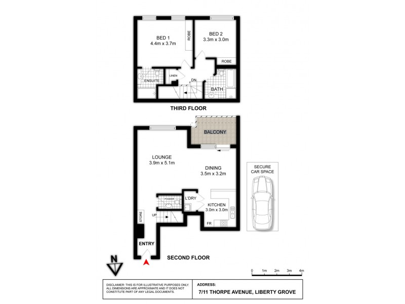 7/11 Thorpe Avenue, Liberty Grove NSW 2138 Floorplan