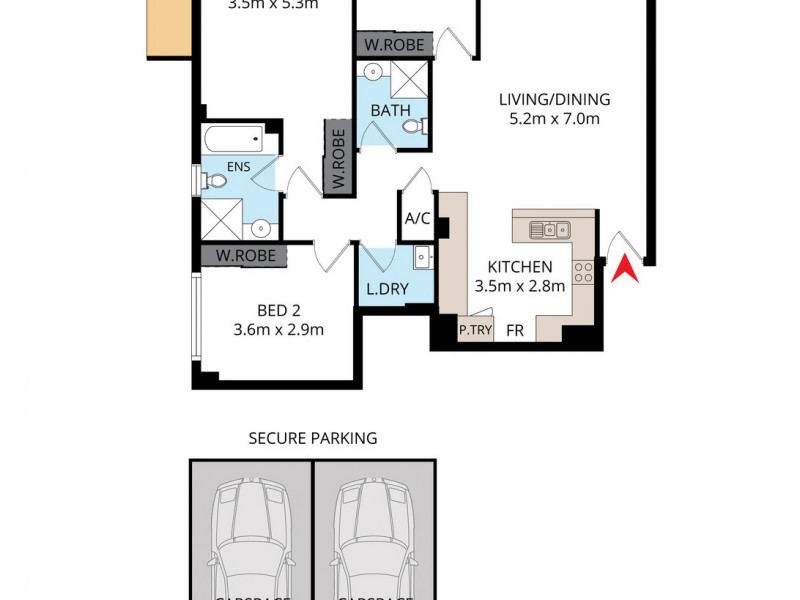 24/1-3 Beresford Road, Strathfield NSW 2135 Floorplan