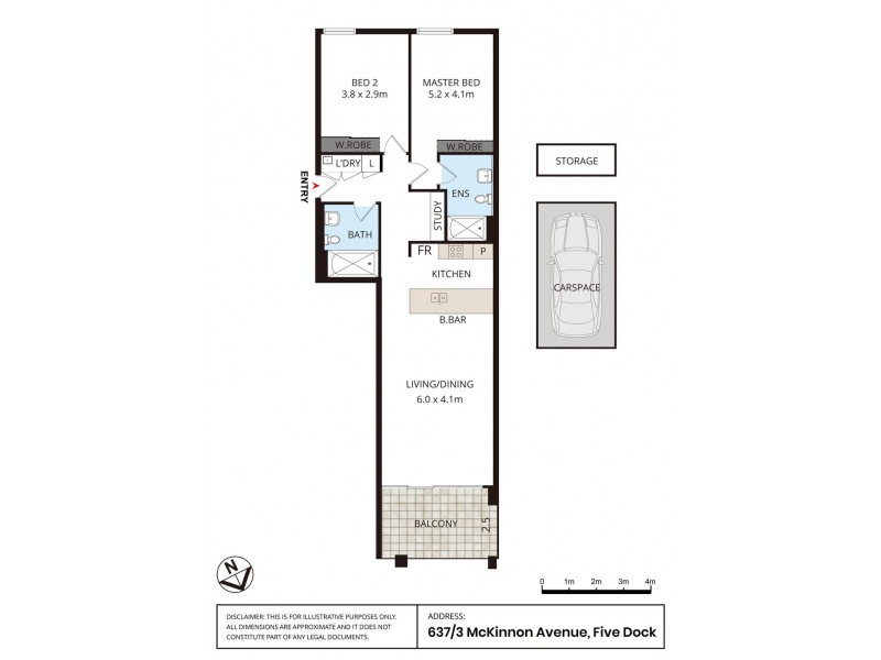 637/3 McKinnon Avenue, Five Dock NSW 2046 Floorplan
