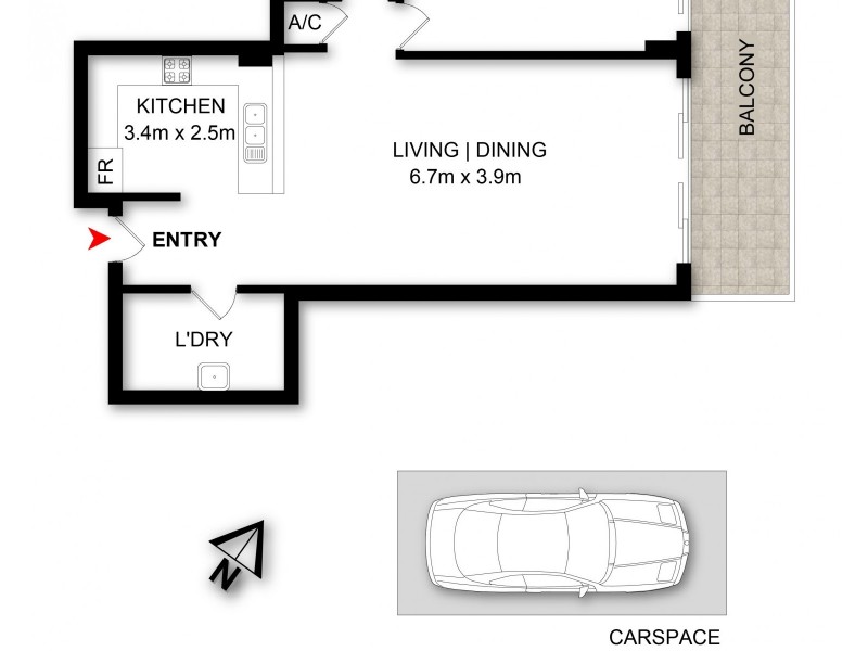 143/1-3 Beresford Road, Strathfield NSW 2135 Floorplan