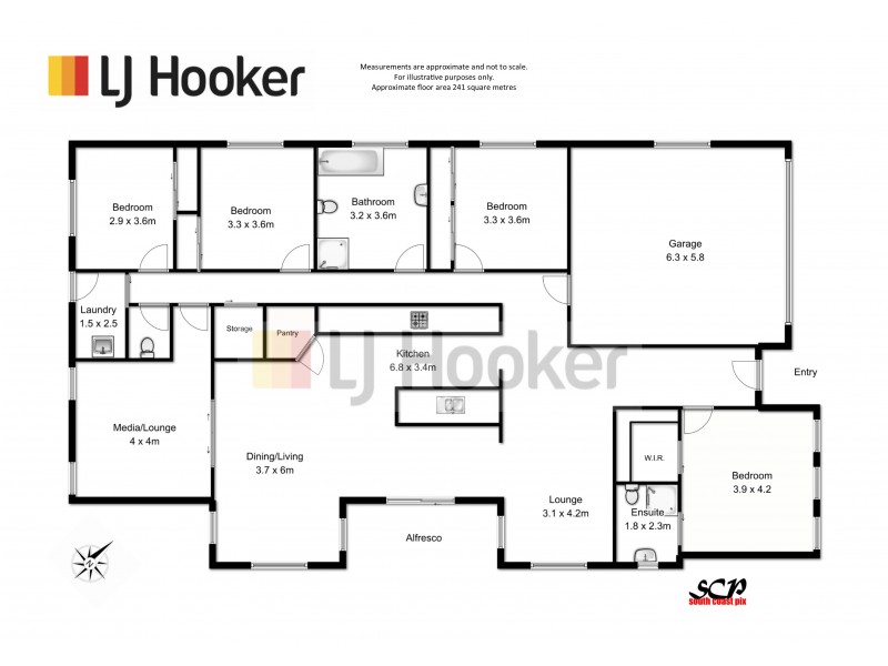7 John Penn Drive, Tomakin NSW 2537 Floorplan